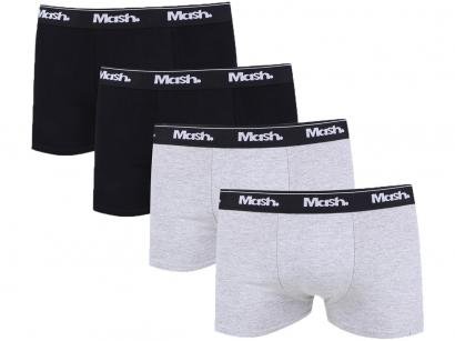 Kit 4 Cuecas Boxer Mash Algodão