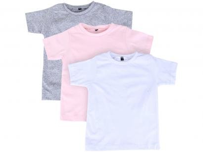 Kit 3 Camisetas Infantil Hering All Free Básica - Masculina