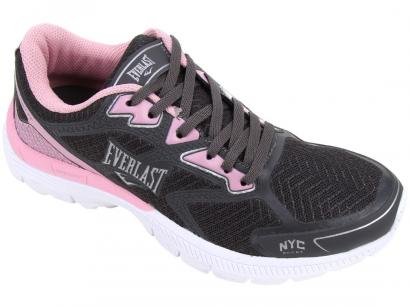 Tênis Everlast Movement Feminino Cinza e Rosa