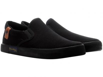 Slip On Black Horse Polo Farm Masculino Preto