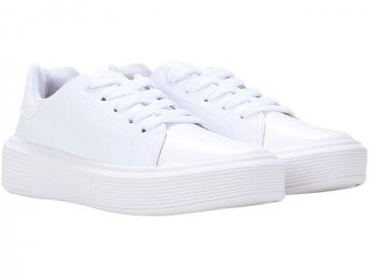 Tênis Beira Rio Flatform Feminino Branco