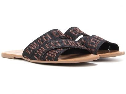 Rasteirinha Colcci Gorgurão Preto