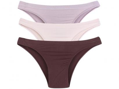 Kit 3 Calcinhas Tanga Trifil C04403