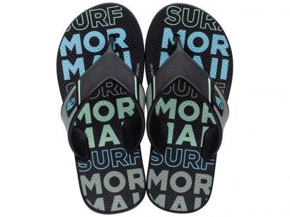 Chinelo Infantil Mormaii Masculino Neocycle - Preto e Verde