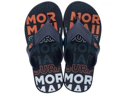Chinelo Infantil Mormaii Masculino Neocycle - Azul e Laranja