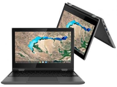 Chromebook 2 em 1 Lenovo 300E Intel Celeron - 4GB 32GB eMMC Touch Screen 11,6" Chrome OS