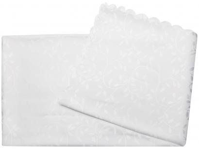 Toalha de Mesa Quadrada Casambiente - Branca 140x140cm Premium