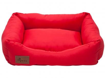 Cama para Cachorro e Gato P Bpets Retangular - Vermelha