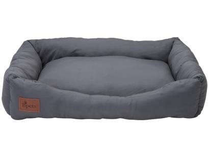 Cama para Cachorro e Gato M Bpets Retangular - Cinza