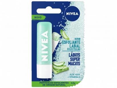 Bastão Esfoliante Labial Nivea Scrub - Aloe Vera 4,8g