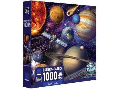 Quebra-cabeça 1000 Peças Game Office - Viagem Cósmica Toyster