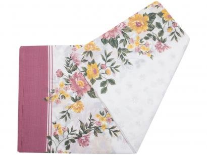 Toalha de Mesa Retangular Teka 140x210cm - Basic Florescer