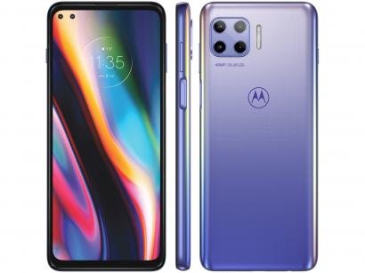 Smartphone Motorola Moto G 5G Plus 128GB - Lilás Prisma 8GB RAM Tela 6,7" Câm. Quádrupla