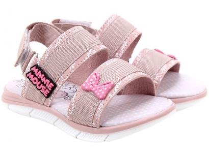 Sandália Infantil Disney Minnie Mouse Feminina - Rosa