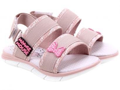 Sandália Infantil Disney Minnie Mouse Feminina - Rosa