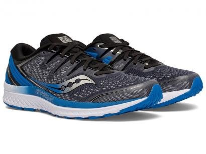 Tênis Saucony Guide Iso 2 Masculino Cinza e Azul