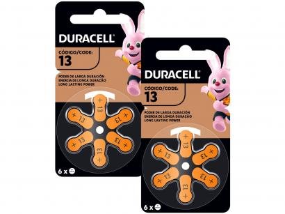 Kit com 12 Unidades de Pilha Auditiva 13 - Duracell