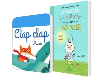 Kit Livros O Coelhinho que Queria Dormir - Vrum: Clap Clap