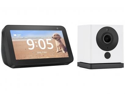 Echo Show 5 3ª Geração Smart Speaker com Alexa - Amazon + Câmera Inteligente Wi-Fi Positivo