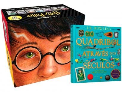 Kit Livros Harry Potter Box Edição Comemorativa - 20 Anos + Quadribol Através dos Séculos