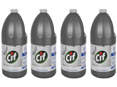 Kit Saponáceo Cif Cremoso Profissional 2L - 4 Unidades
