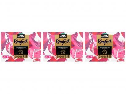 Kit Sabão em Pó Comfort Fiber Protect 1,6kg - 3 Unidades