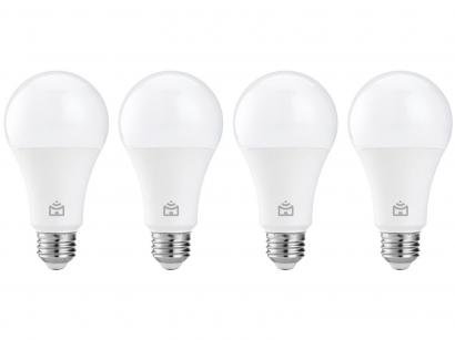 Kit Lâmpada Inteligente Positivo Home Smart - LED Wi-Fi 9W 4 Unidades