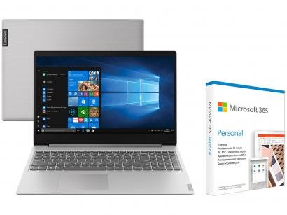 Notebook Lenovo Ideapad S145 82DJ0003BR - Intel Core i5 256GB SSD + Microsoft 365 Personal