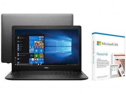 Notebook Dell Inspiron 15 3000 210-AXJS Intel Core - i7 256GB SSD + Microsoft 365 Personal 1TB