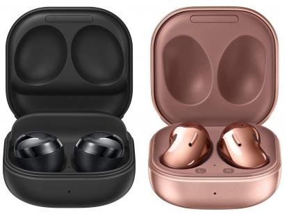Kit Fone de Ouvido Bluetooth Samsung Galaxy - Buds Pro + Galaxy Buds Live Bronze