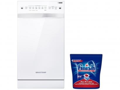 Lava-louças Brastemp BLF10BB - 10 Serviços + Detergente Finish Tabs 30 Unidades