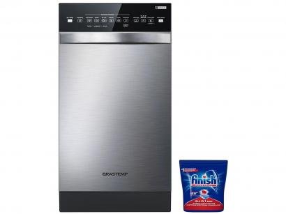 Lava-louças Brastemp BLF10BR - 10 Serviços + Detergente Finish Tabs 30 Unidades