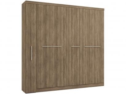 Guarda-roupa Casal com Espelho 6 Portas - 4 Gavetas Kappesberg Dakota