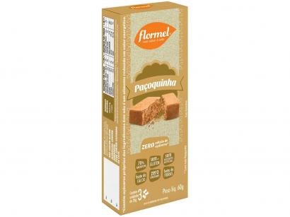 Paçoca Tablete Tradicional Flormel Zero Açúcar 60g