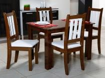 Conjunto de Mesa Genebra e 4 Cadeira