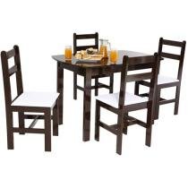 Conjunto Mesa e 4 Cadeiras Mille