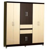 Guarda-Roupa Casal Barcelona 8 Portas 2 Gavetas