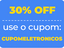 selo sobre a promoção CUPOMELETRONICOSAZUL