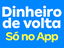 selo sobre a promoção dinheiro-de-volta