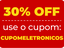 selo sobre a promoção cupomeletronicoscross