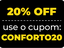 selo sobre a promoção cupomconforto20