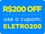 selo sobre a promoção 200offeletro