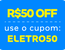 selo sobre a promoção cupomeletro50