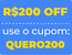 selo sobre a promoção cupom_quero200