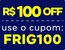 selo sobre a promoção FRIG100