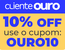 selo sobre a promoção ouro10