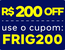 selo sobre a promoção FRIG200